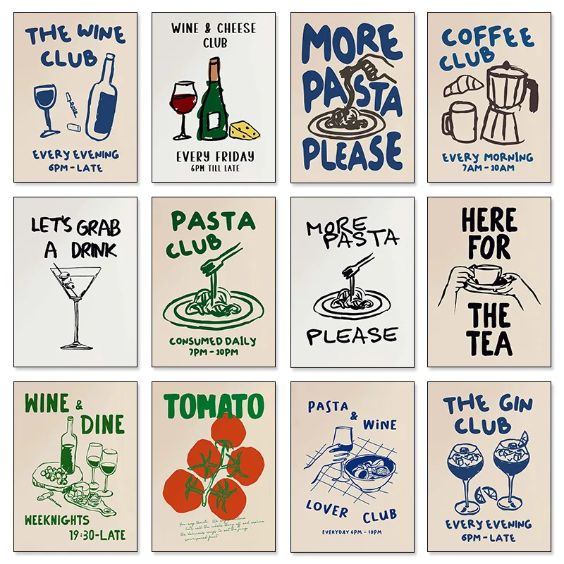 Coffee Tea Picture - لوحات فنية حديثة للمطبخ والنبيذ والقهوة