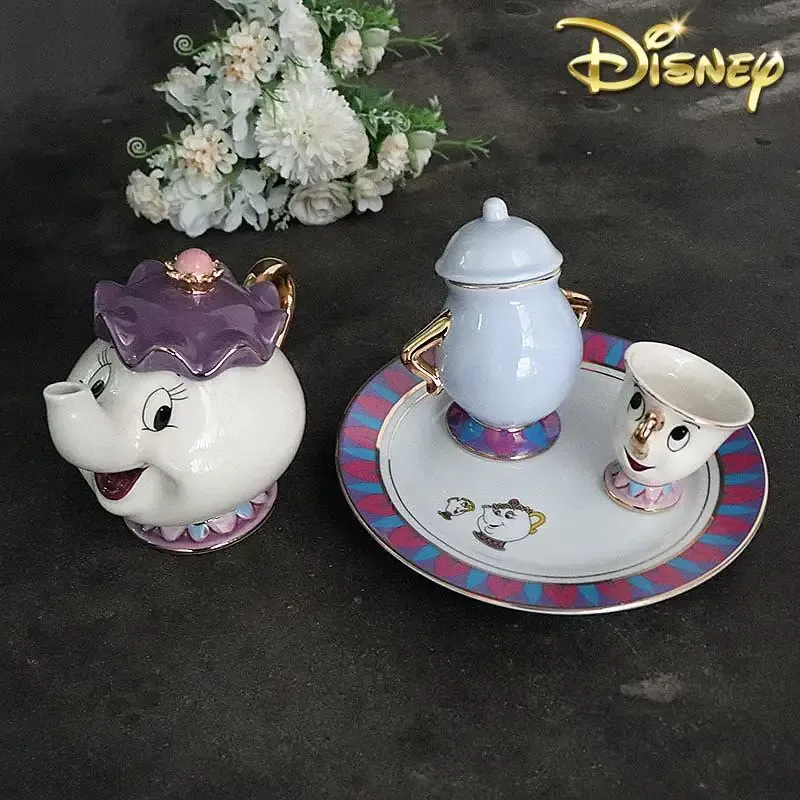 Coffee Tea Catering - إبريق شاي كرتوني بتصميم الجميلة والوحش،