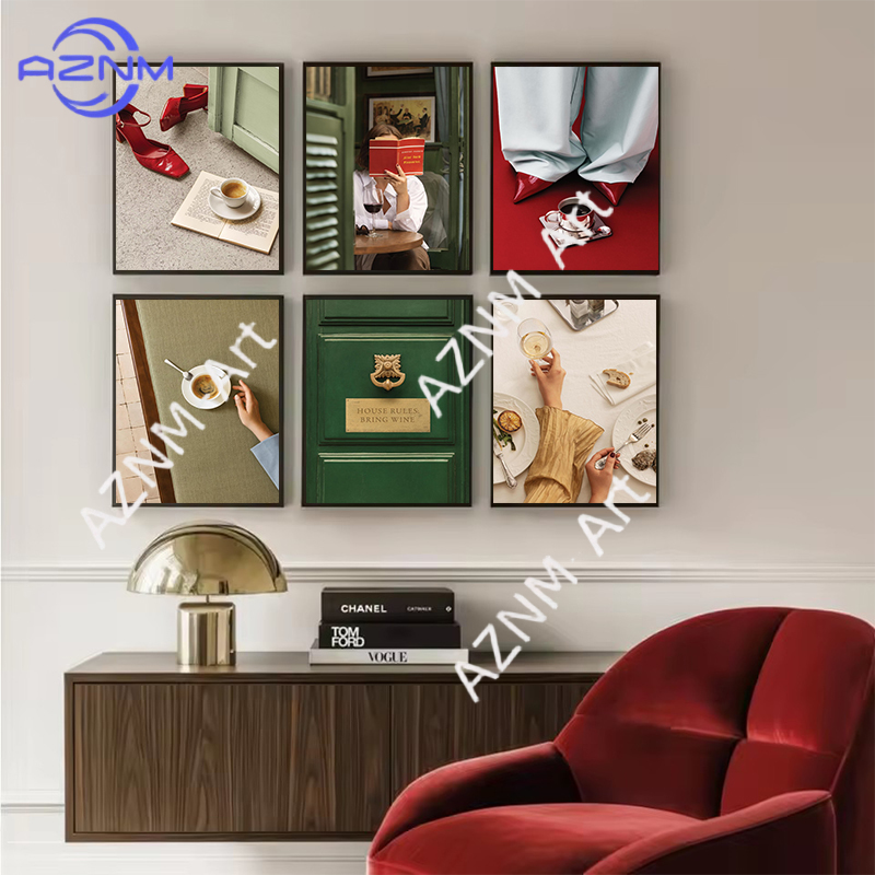 Coffee Tea Picture - لوحات فنية جدارية مطبوعة على قماش