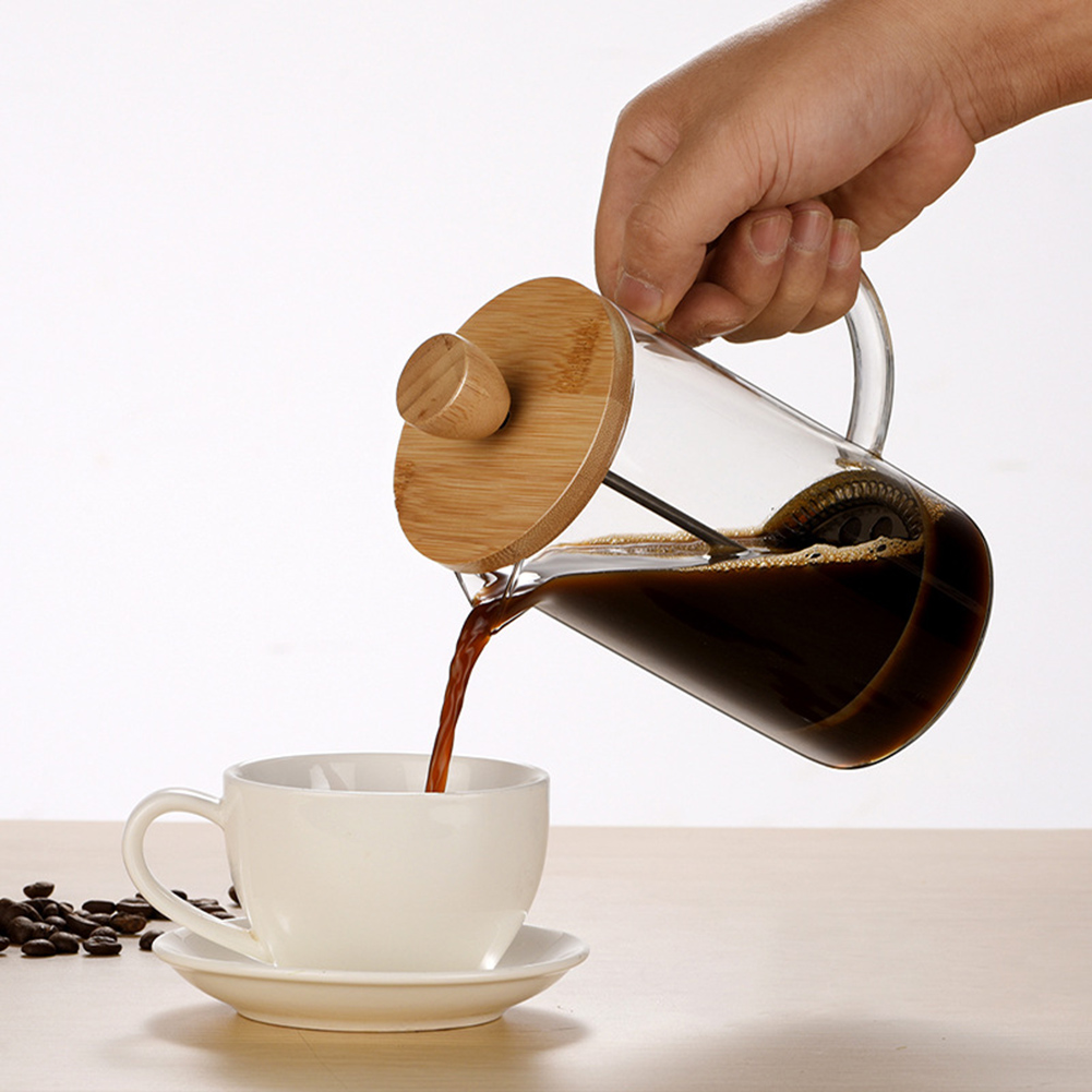 Coffee Tea Home - وعاء ضغط فلتر فرنسي منزلي متعدد