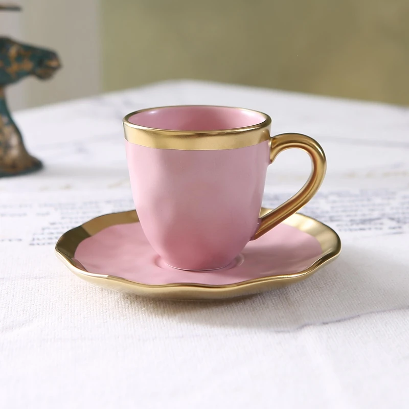 Coffee Tea Catering - طقم فناجين قهوة صغيرة من السيراميك
