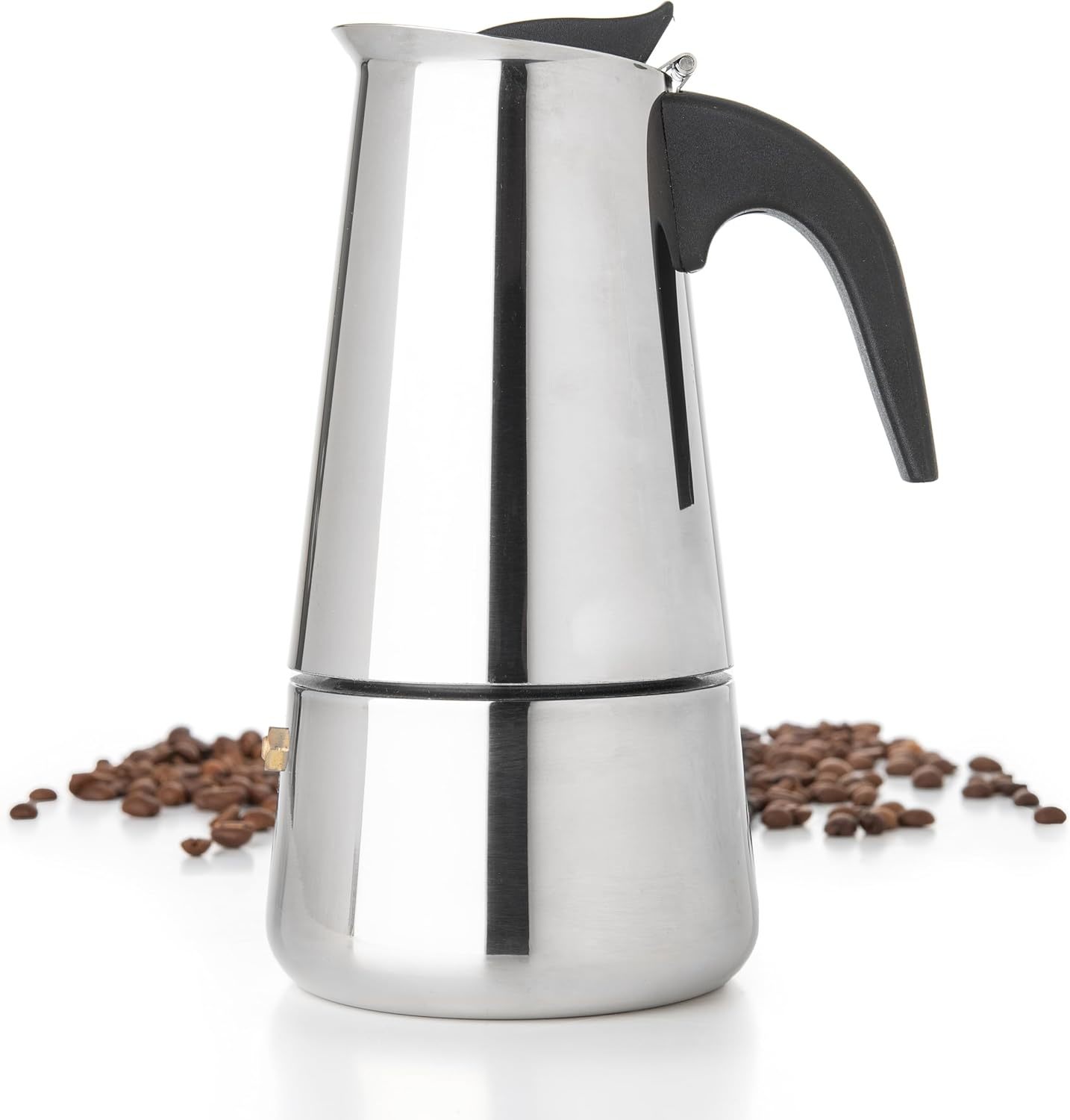 Coffee Tea Home - أواني قهوة موكا من الفولاذ المقاوم