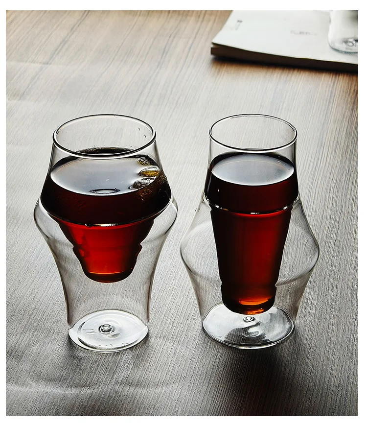 كوب قهوة إسبريسو زجاجي مزدوج ا - مراجعة Double Wall Mug وسعره
