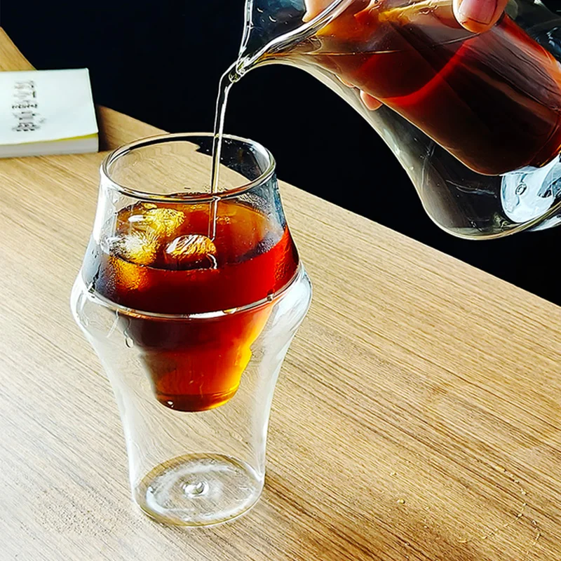 كوب قهوة إسبريسو زجاجي مزدوج ا - مراجعة Double Wall Mug وسعره
