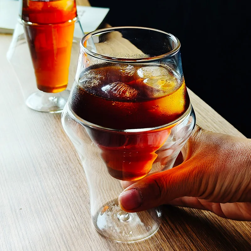 كوب قهوة إسبريسو زجاجي مزدوج ا - مراجعة Double Wall Mug وسعره