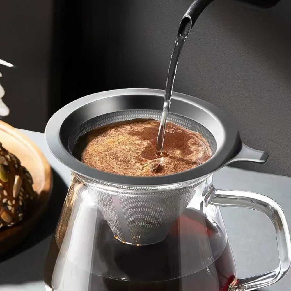فلتر قهوة كبير قابل لإعادة الا - مراجعة Coffee&Tea House Opinie وسعره