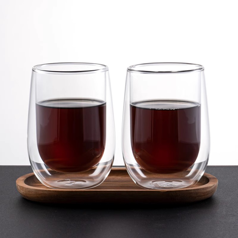 2/4 قطع أكواب إسبريسو مزدوجة ا - مراجعة Double Wall Mug وسعره