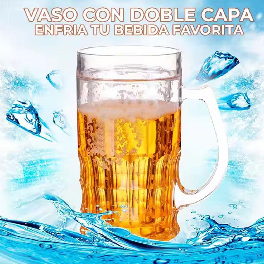 كوب بيرة ثلج مزيف مع جدار مزدو - مراجعة Double Wall Mug وسعره