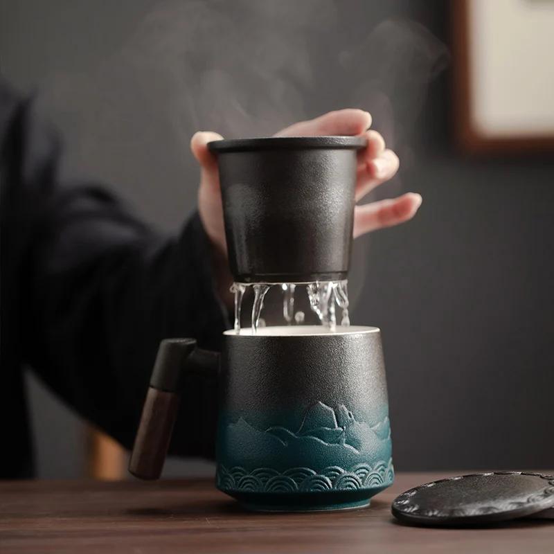 السيراميك مصفاة فنجان شاي القد - مراجعة Coffee Tea Japan وسعره