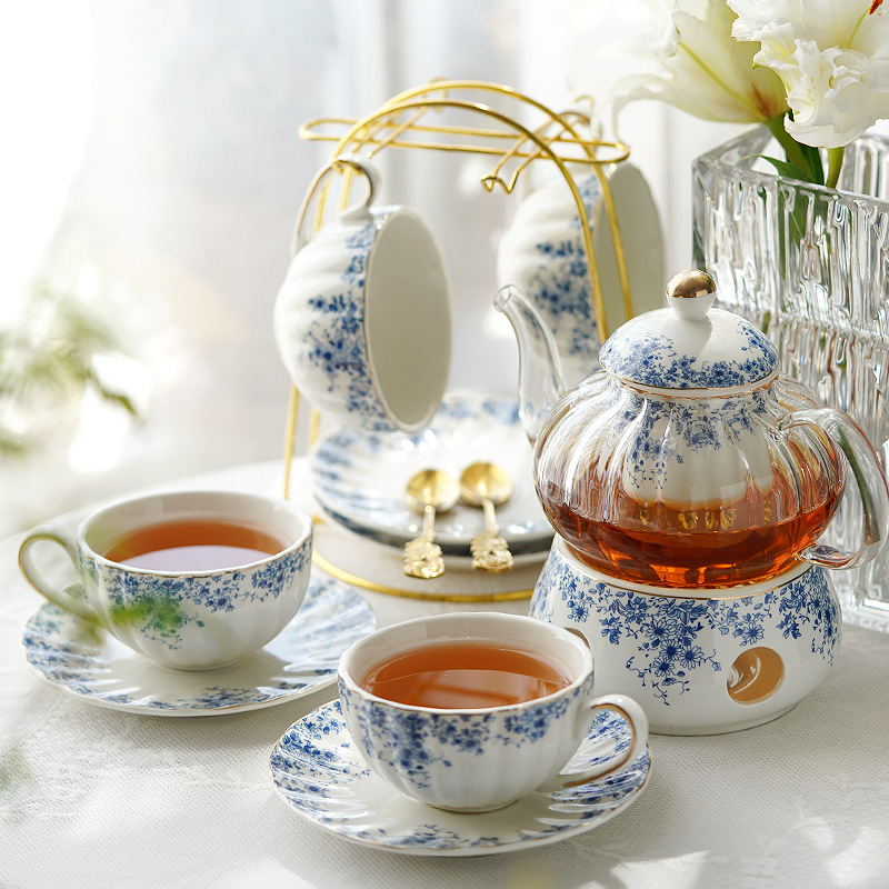 طقم شاي بعد الظهر على الطراز ا - مراجعة Coffee Tea English وسعره