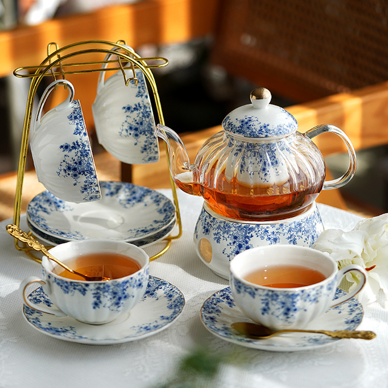 طقم شاي بعد الظهر على الطراز ا - مراجعة Coffee Tea English وسعره