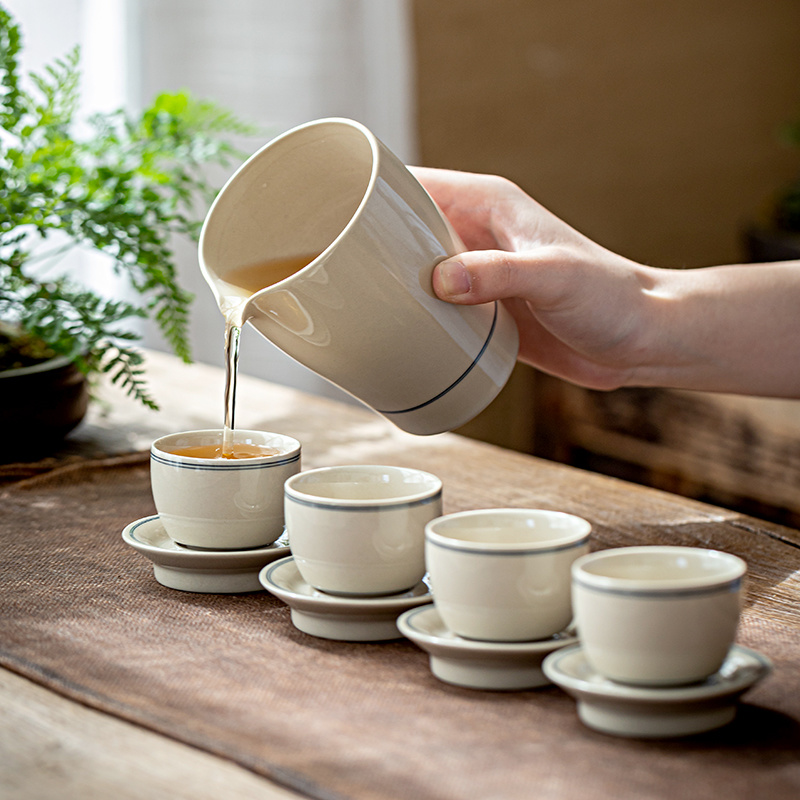 CHANSHOVA-طقم فنجان شاي وصحون  - مراجعة Coffee Tea Catering وسعره