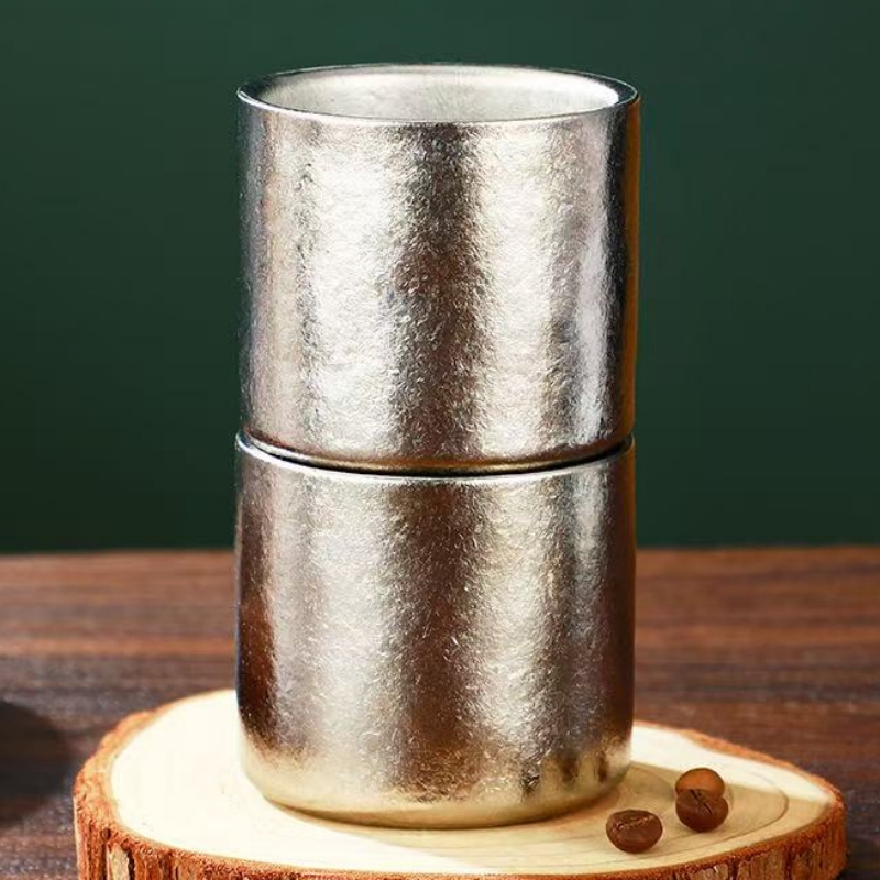 كوب قهوة صغير من التيتانيوم ال - مراجعة Double Wall Mug وسعره