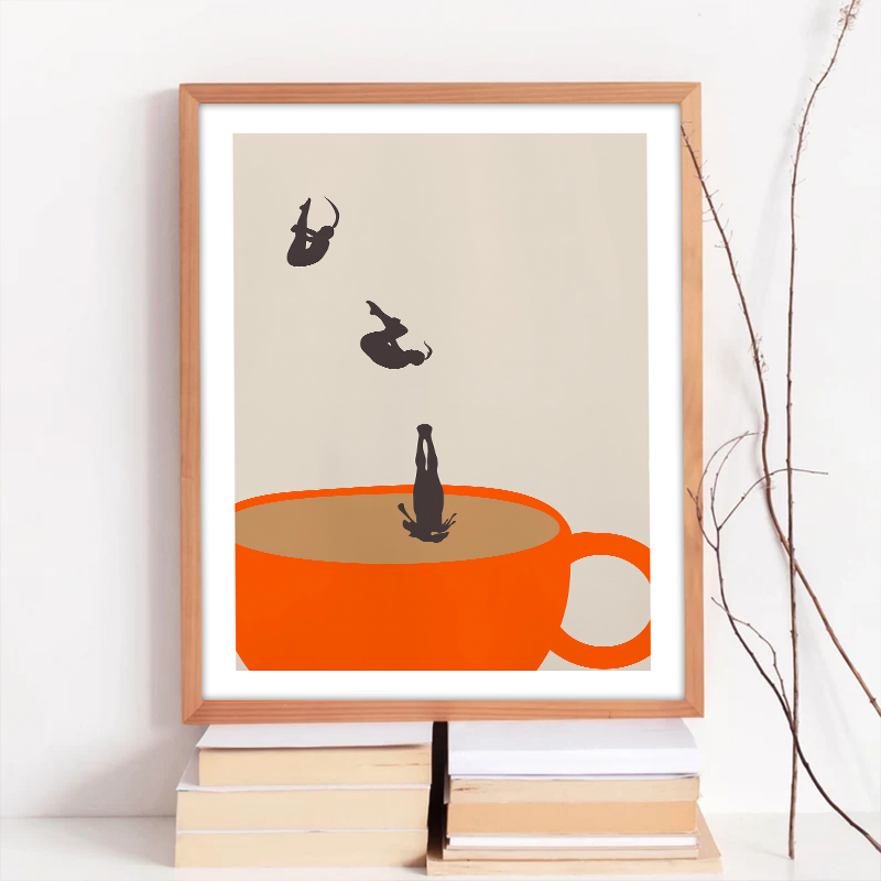 مضحك فتاة القهوة فنجان شاي الت - مراجعة Coffee Tea Picture وسعره