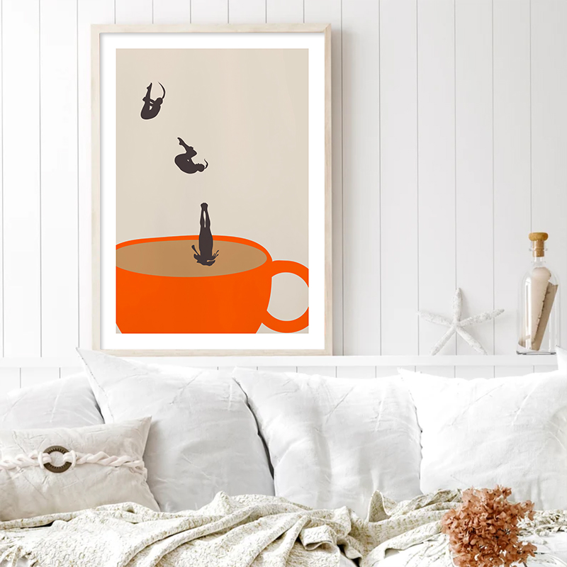 مضحك فتاة القهوة فنجان شاي الت - مراجعة Coffee Tea Picture وسعره