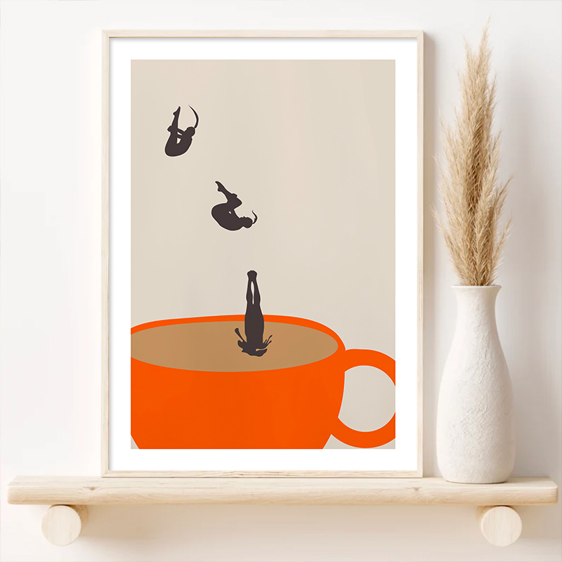 مضحك فتاة القهوة فنجان شاي الت - مراجعة Coffee Tea Picture وسعره