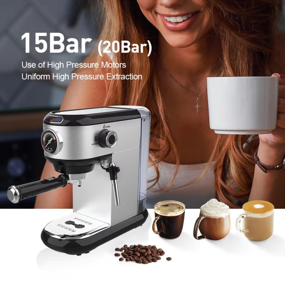 آلة قهوة كهربائية تجارية بضغط  - مراجعة Coffee&Tea House Opinie وسعره