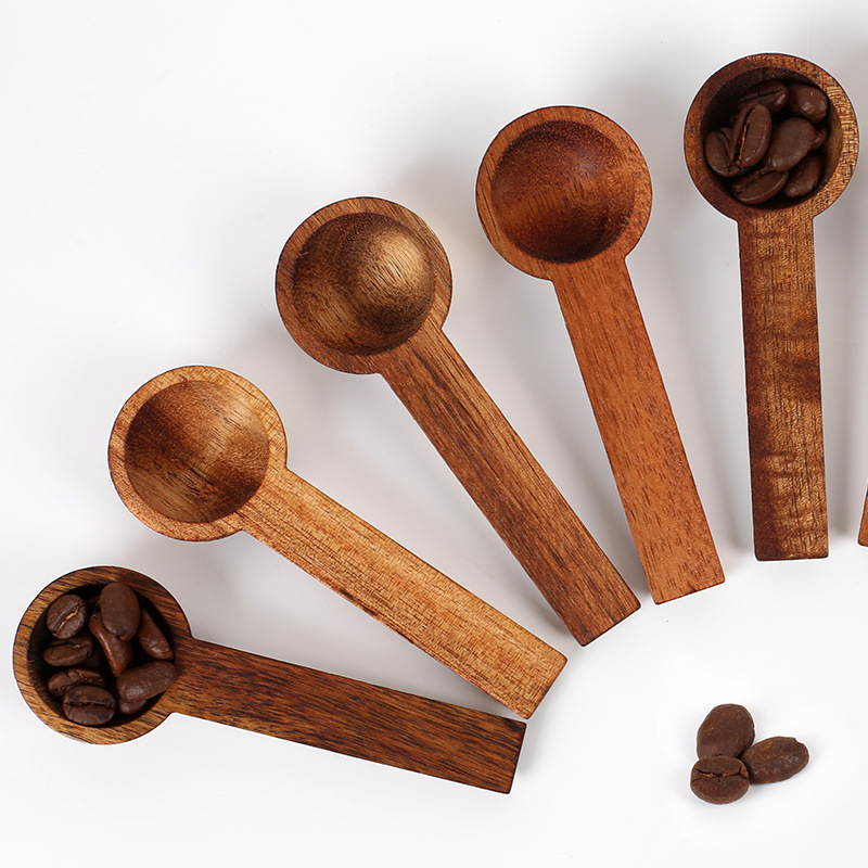 ملعقة خشب الصندل للقهوة والتوا - مراجعة Coffee Tea Knits وسعره