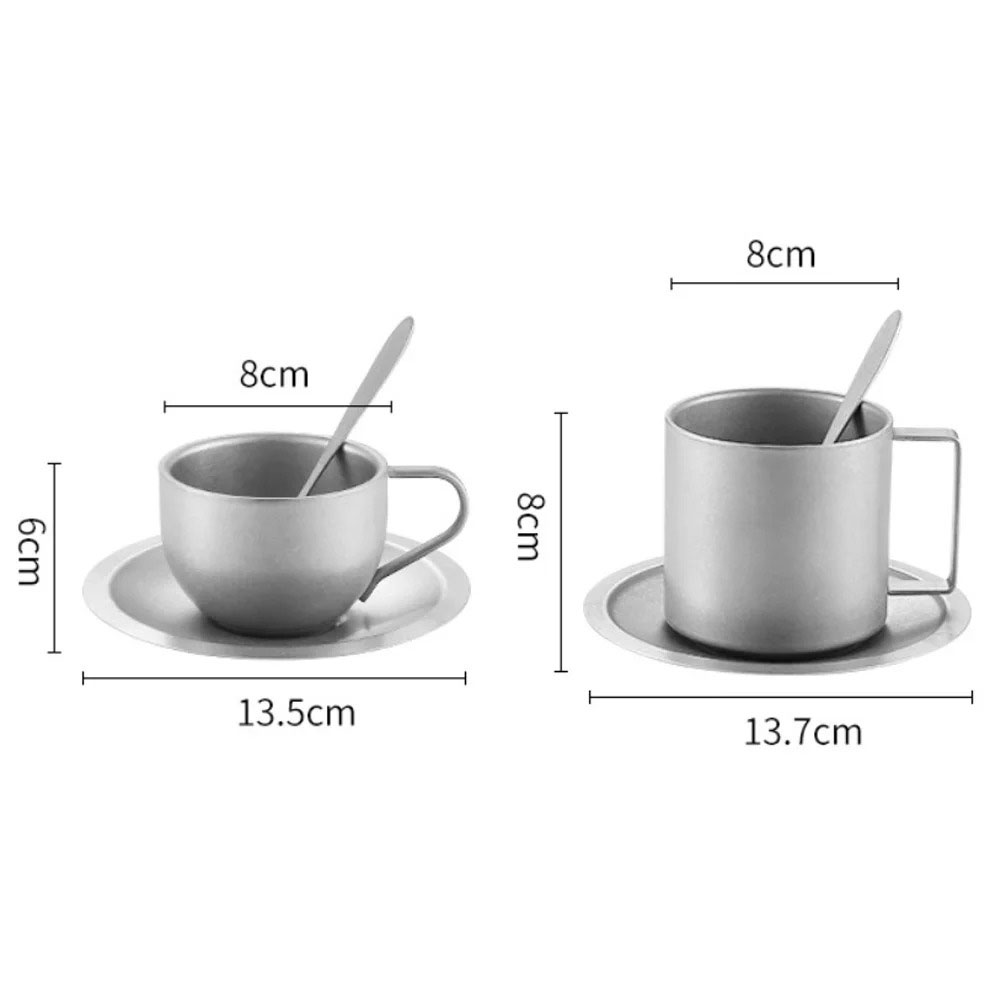 كوب قهوة من التيتانيوم بجدار م - مراجعة Double Wall Mug وسعره