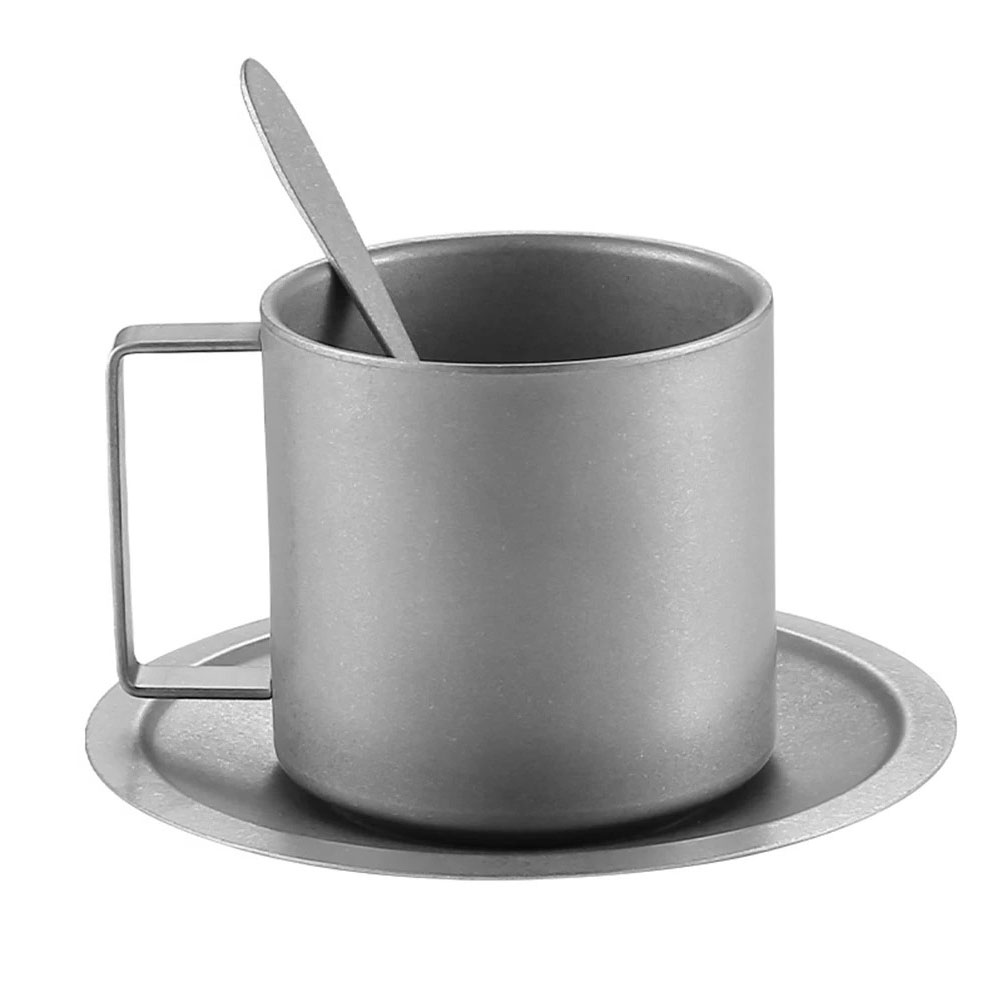 كوب قهوة من التيتانيوم بجدار م - مراجعة Double Wall Mug وسعره