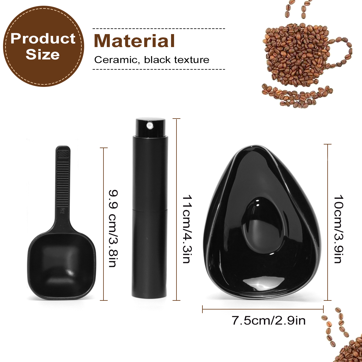 مجموعة كوب وملعقة جرعات حبوب ا - مراجعة Coffee Tea Catering وسعره