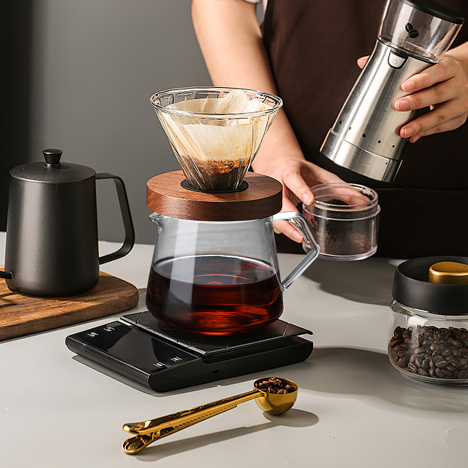 إبريق زجاجي عالي الوضوح سعة 65 - مراجعة Coffee Tea Home وسعره