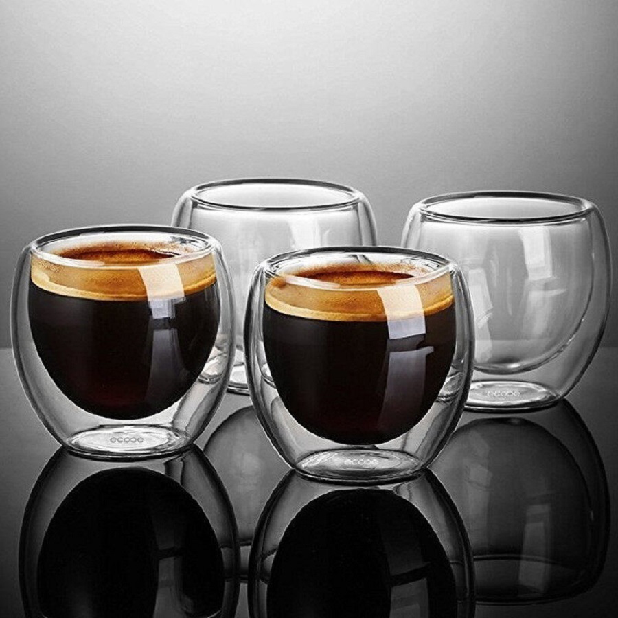 أكواب قهوة زجاجية مزدوجة الجدا - مراجعة Double Wall Mug وسعره