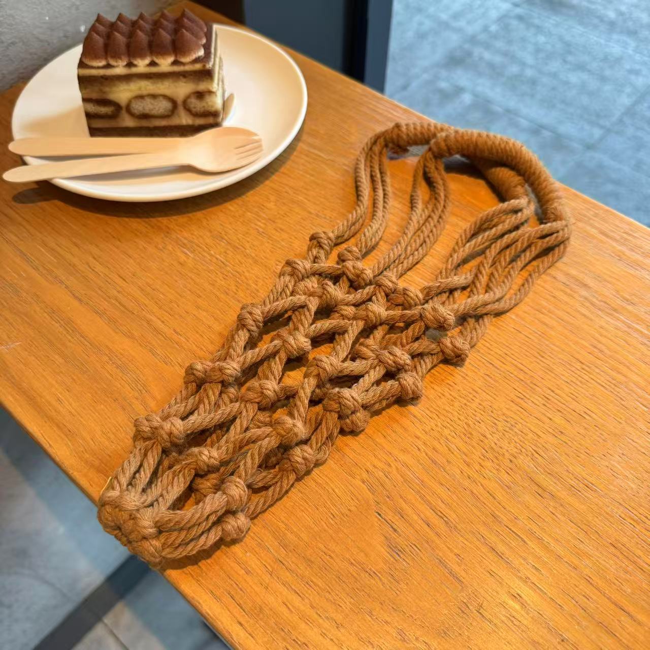 حقيبة حاملة أكواب مصنوعة يدويً - مراجعة Coffee Tea Knits وسعره