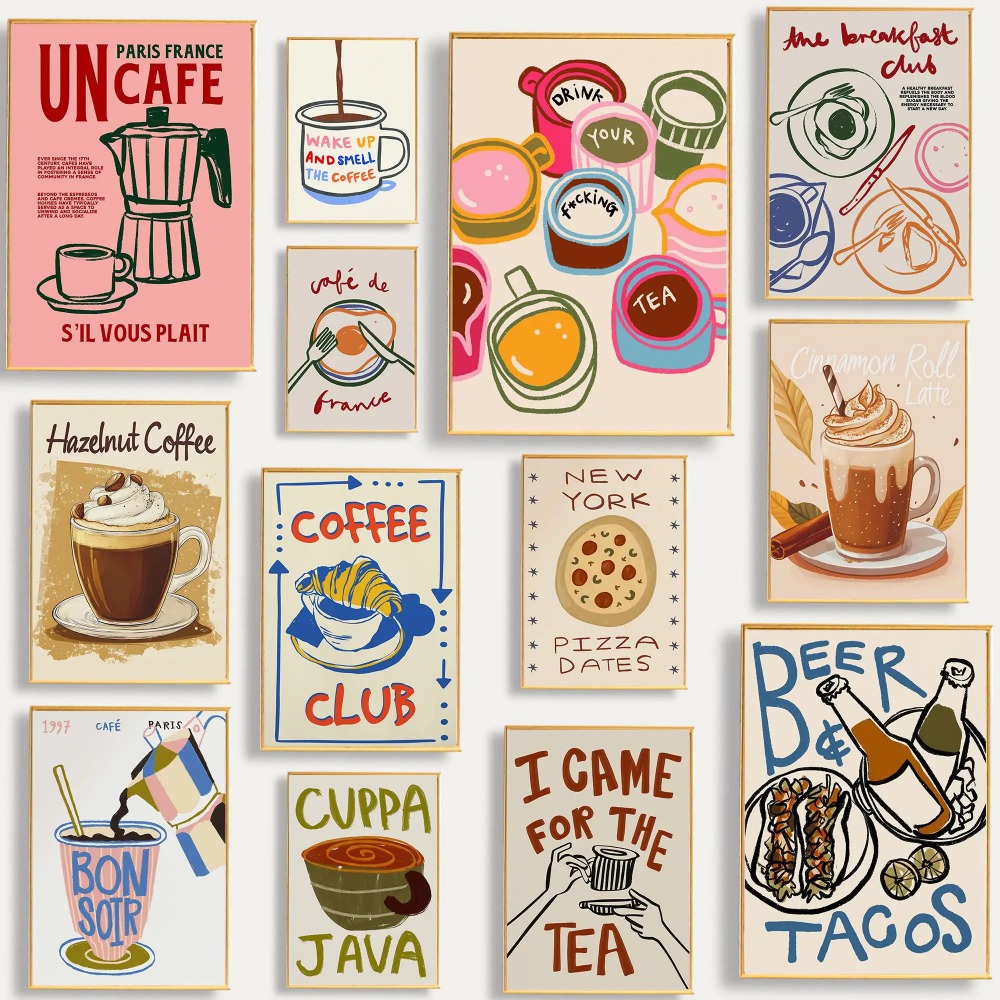 مقهى بعد الظهر الشاي الكرواسون - مراجعة Coffee Tea Picture وسعره