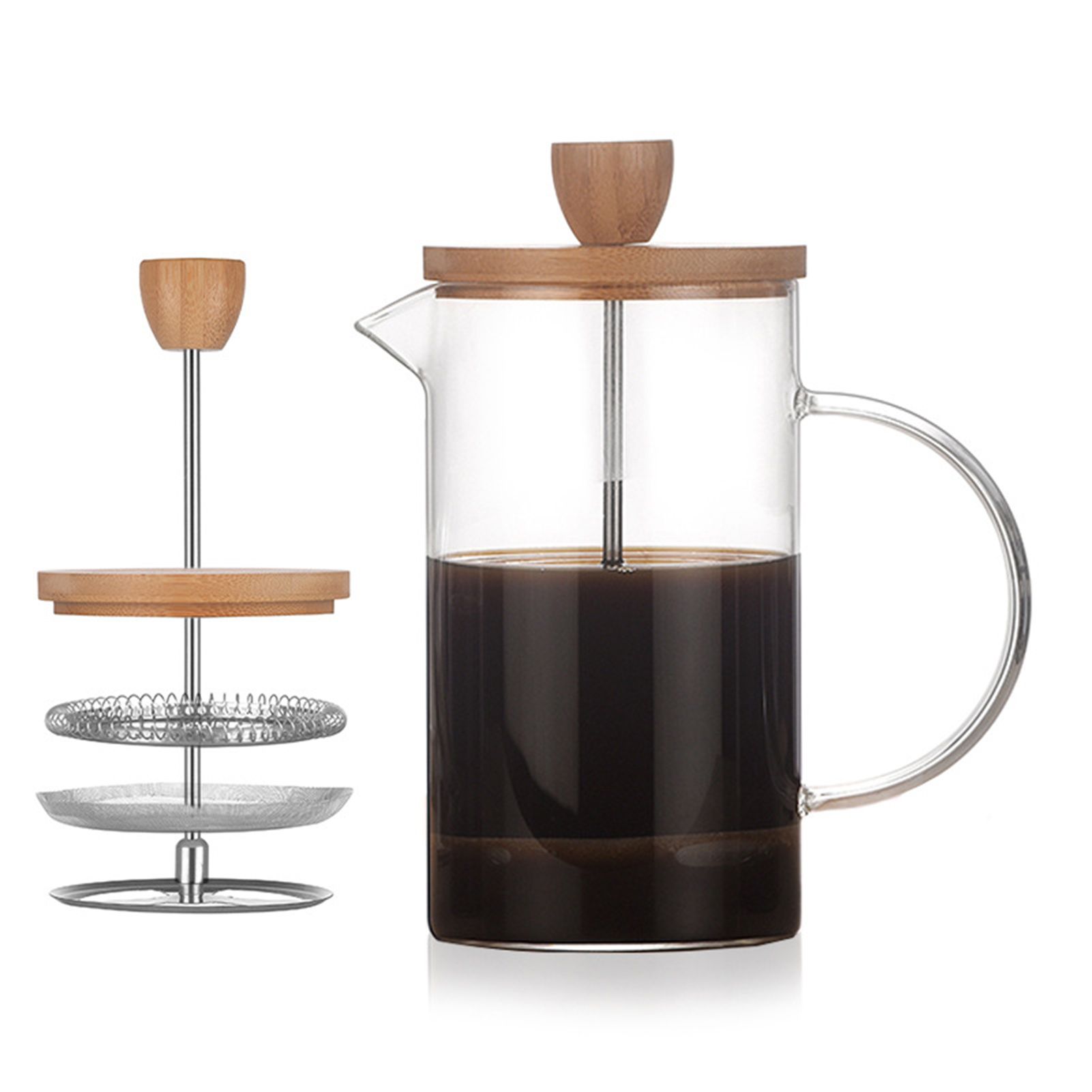 وعاء ضغط فلتر فرنسي منزلي متعد - مراجعة Coffee Tea Home وسعره