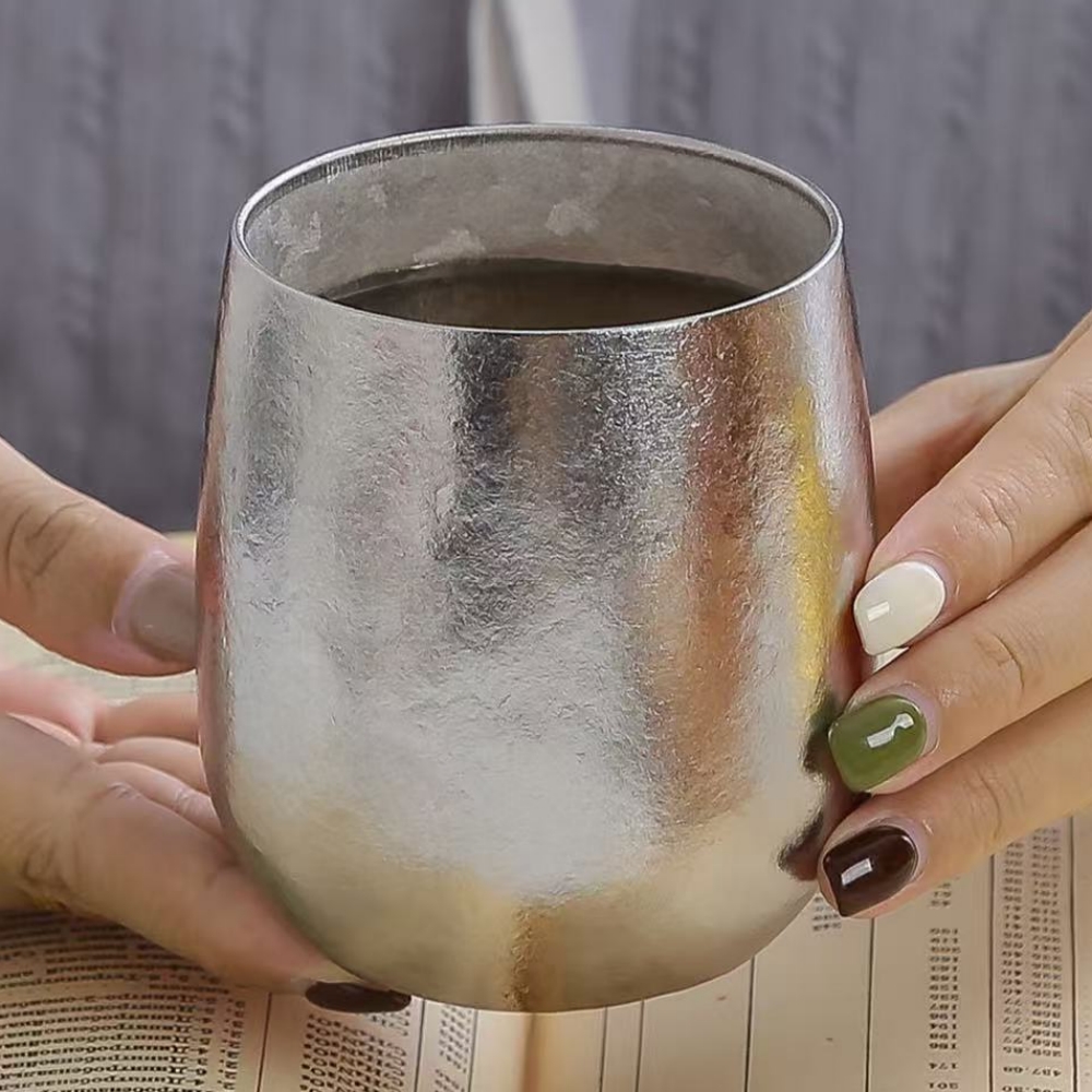 كوب بيض خارجي من التيتانيوم ال - مراجعة Double Wall Mug وسعره