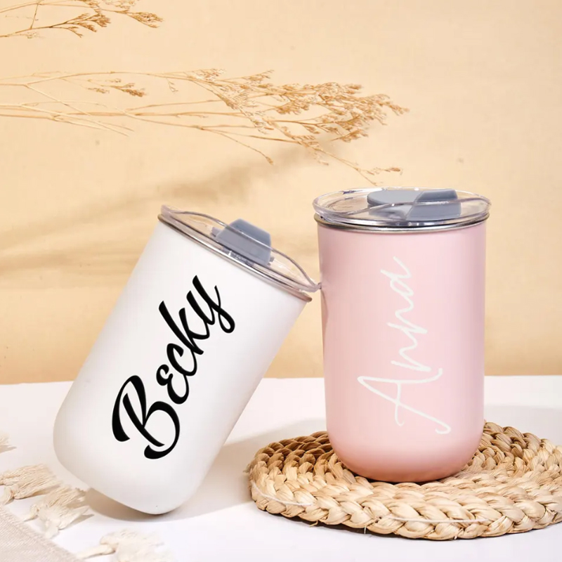 كوب قهوة محمول مخصص من الفولاذ - مراجعة Double Wall Mug وسعره