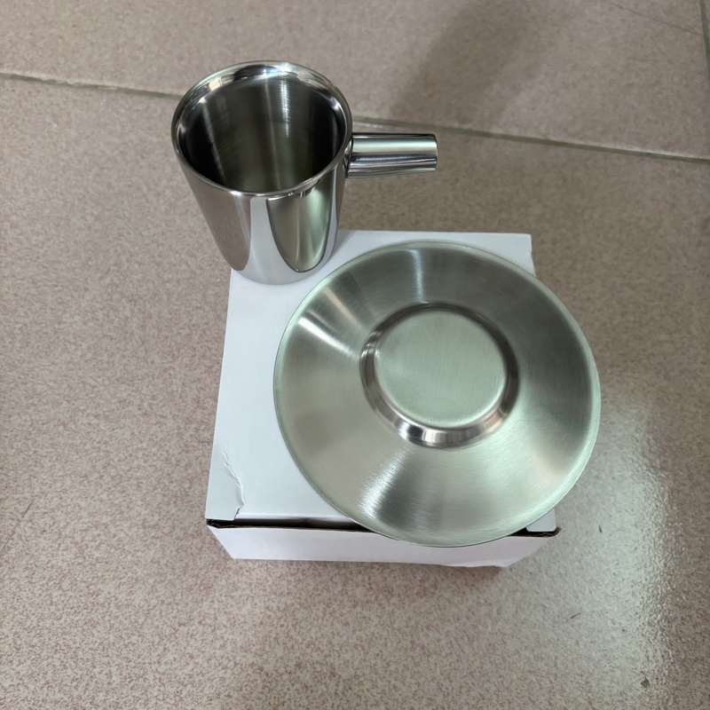 طقم من كوبين للقهوة من الفولاذ - مراجعة Double Wall Mug وسعره