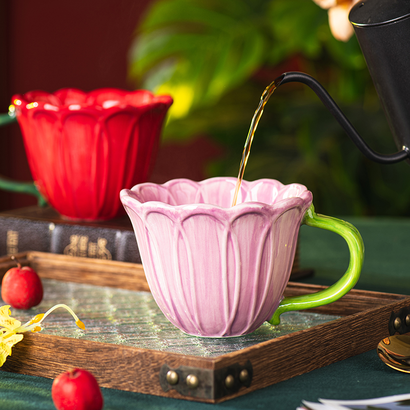 الإبداعية السيراميك فنجان القه - مراجعة Coffee Tea English وسعره