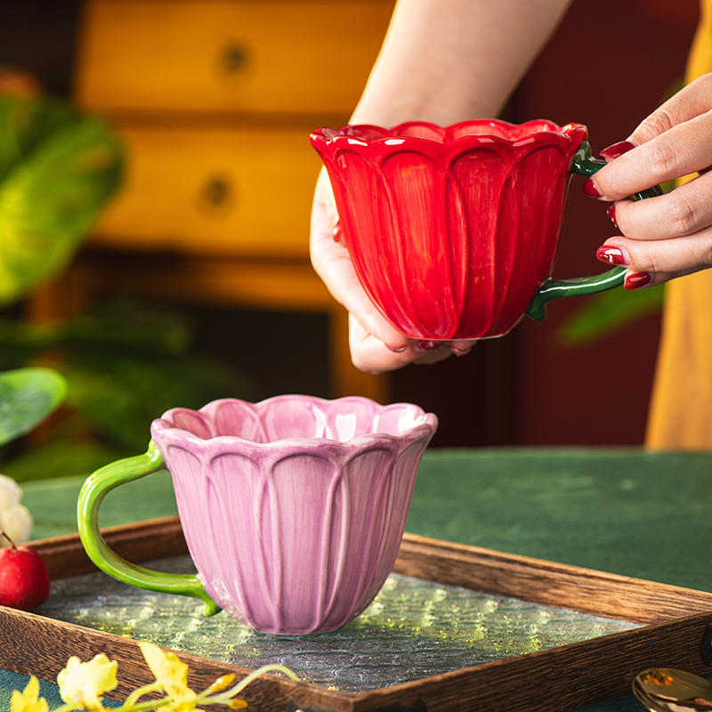 الإبداعية السيراميك فنجان القه - مراجعة Coffee Tea English وسعره