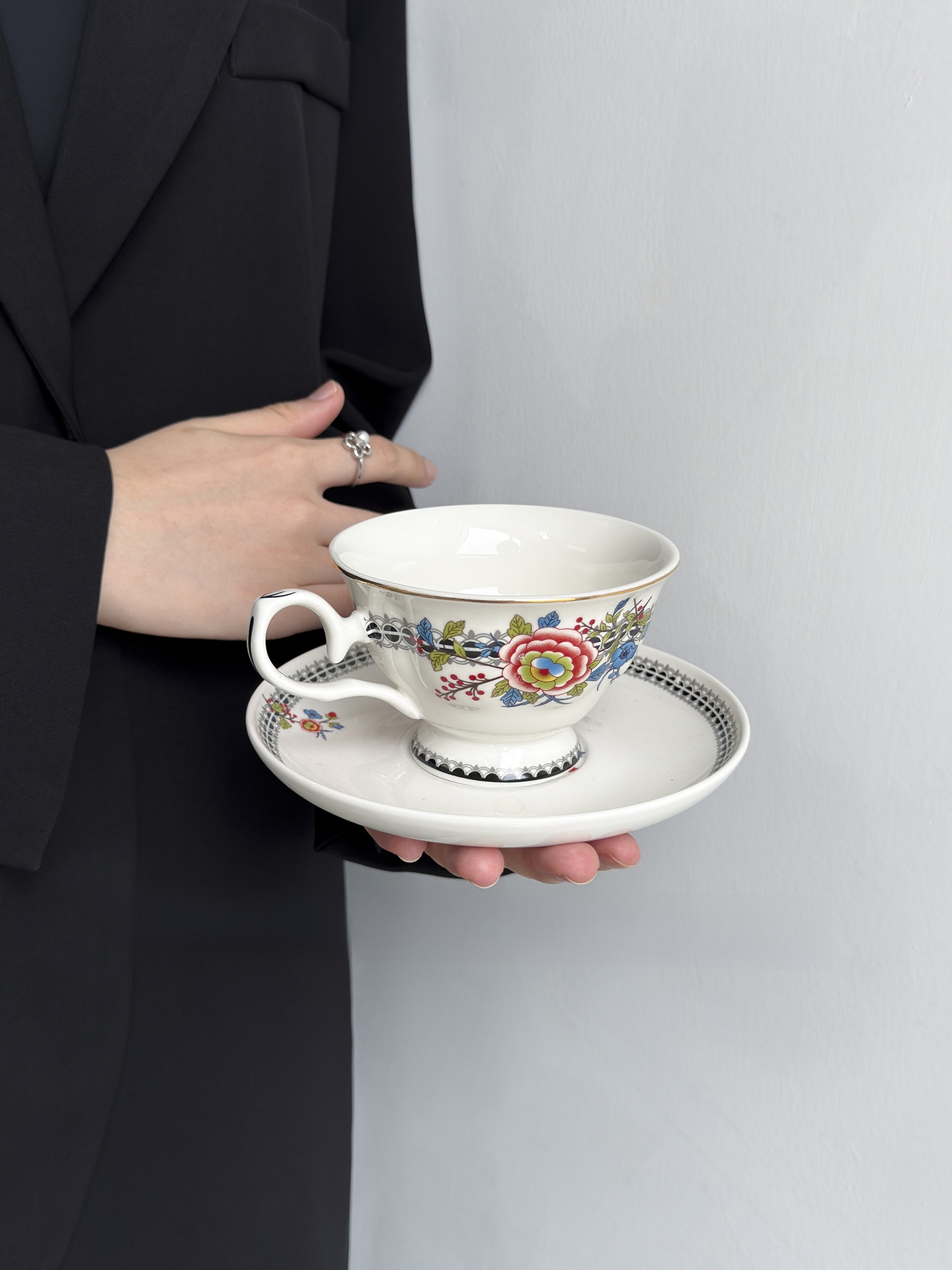طقم فناجين قهوة بنمط إنجليزي م - مراجعة Coffee Tea English وسعره