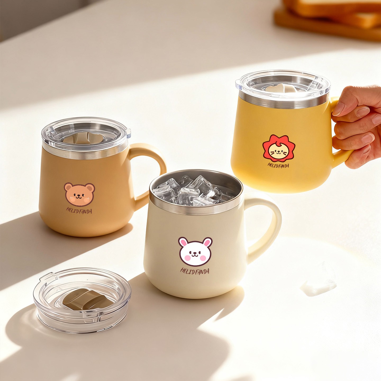 كوب قهوة كرتوني من الفولاذ الم - مراجعة Double Wall Mug وسعره