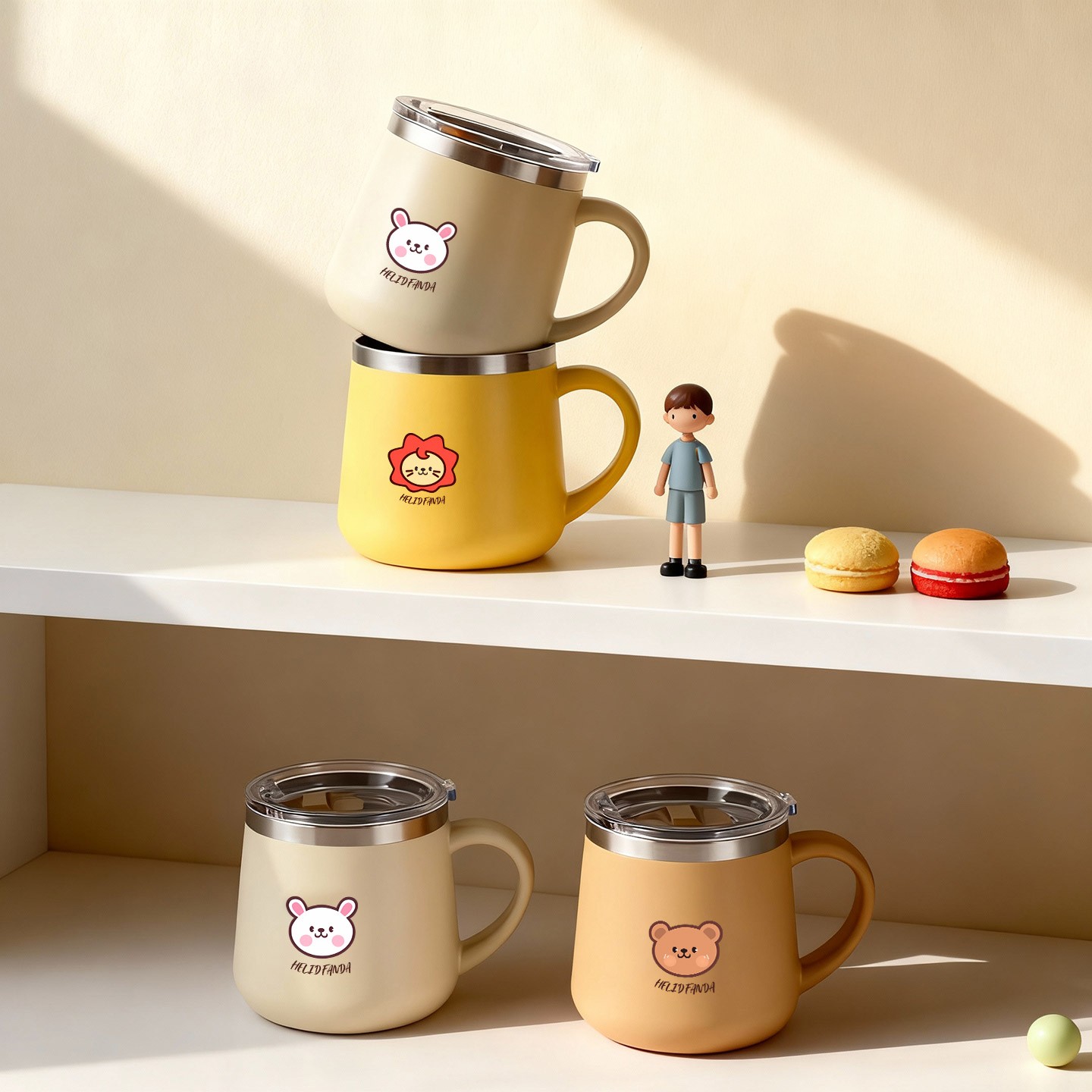كوب قهوة كرتوني من الفولاذ الم - مراجعة Double Wall Mug وسعره