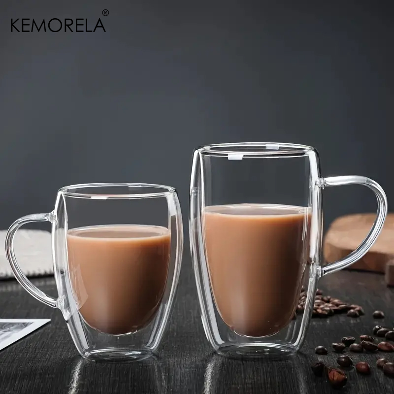 كوب زجاجي شفاف مقاوم للحرارة ل - مراجعة Coffee Tea Vodka وسعره