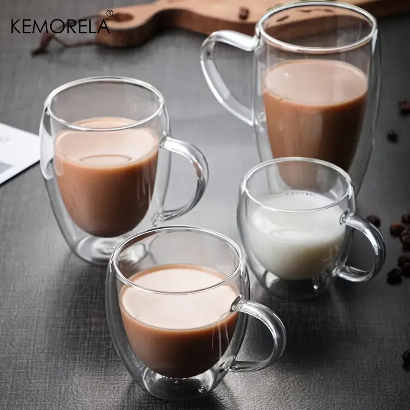 كوب زجاجي شفاف مقاوم للحرارة ل - مراجعة Coffee Tea Vodka وسعره